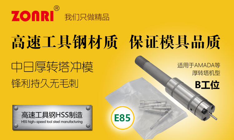 厚转塔E85 B工位可换式上模芯
